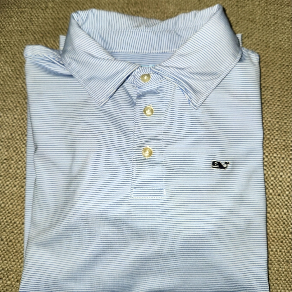 Boy's Vineyard Vines Sankaty striped polo